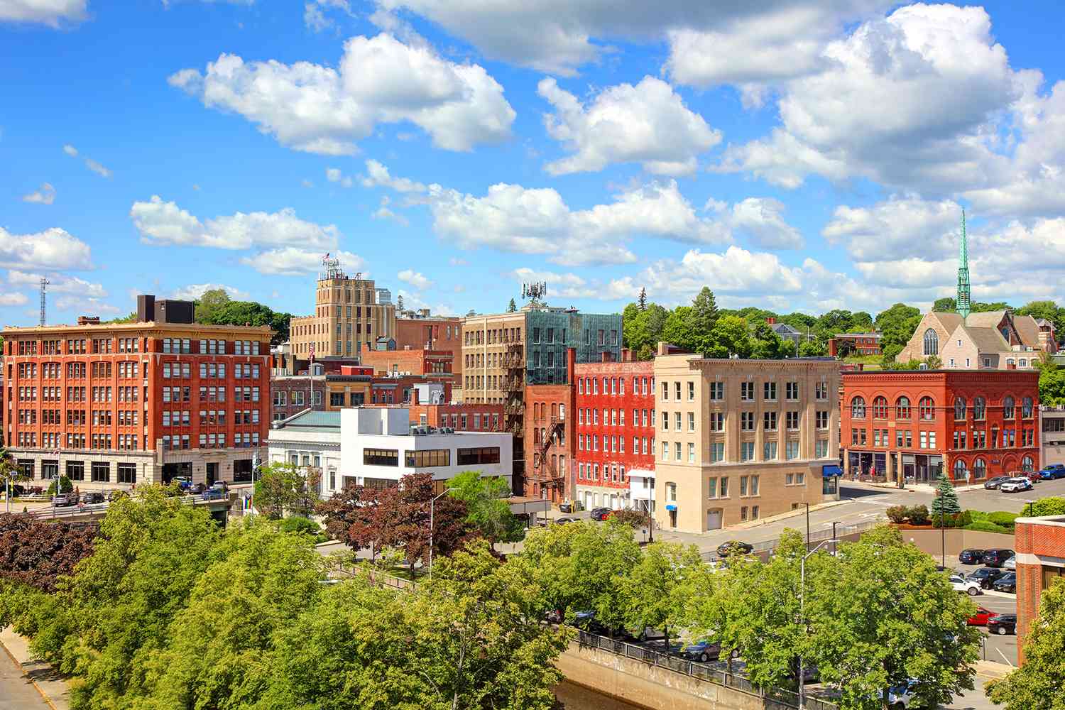 Downtown Bangor, Maine skyline – home to growing businesses supported by fast, reliable managed IT services.