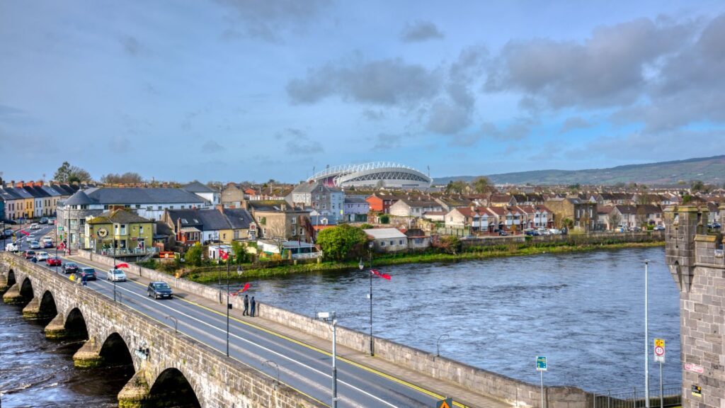 View of downtown Limerick, Maine beside the river—ideal backdrop for reliable managed IT support for local businesses.