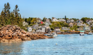 Scenic riverside view of Lisbon, Maine, representing the town’s blend of tradition and progress—an ideal setting for managed IT support that keeps local life and business running smoothly.