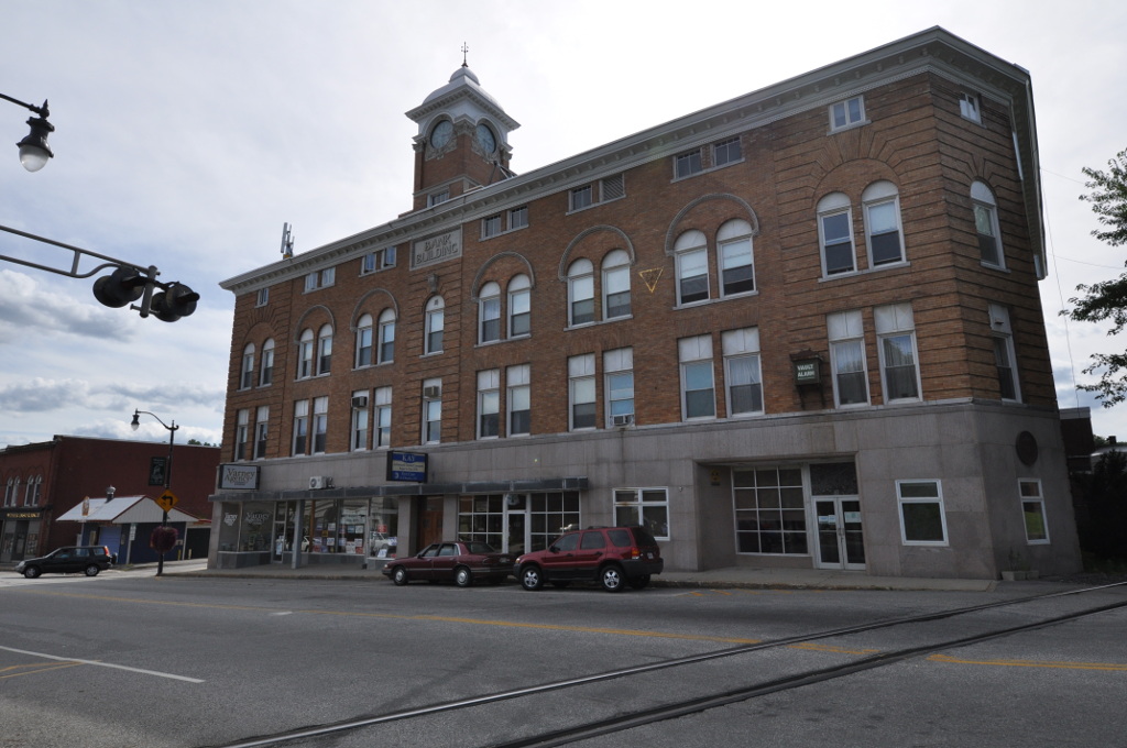 Downtown Livermore Falls municipal building, representing the community’s shift toward managed IT for local government and business continuity.
