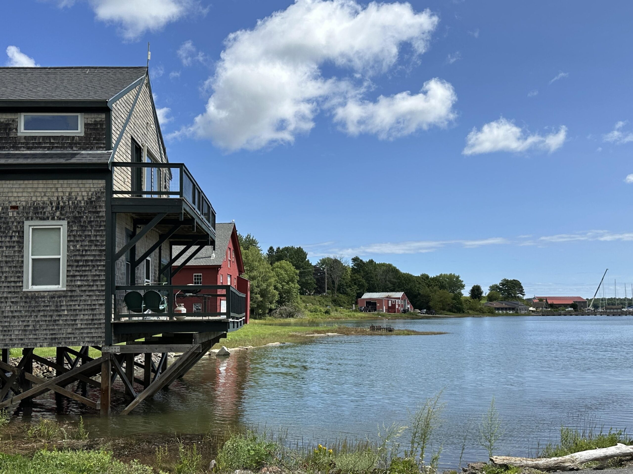 Waterfront view of downtown Thomaston, Maine—highlighting the small-town charm and growing need for reliable managed IT support for local businesses and residents.