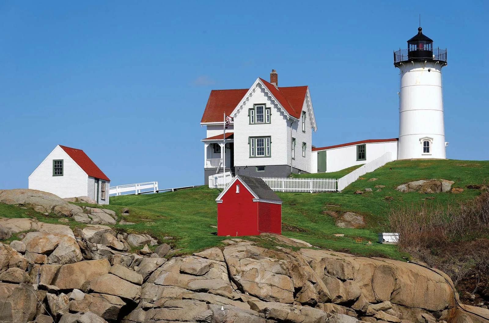 Nubble Lighthouse in York, Maine — a coastal town where local businesses and residents benefit from dependable managed IT support.